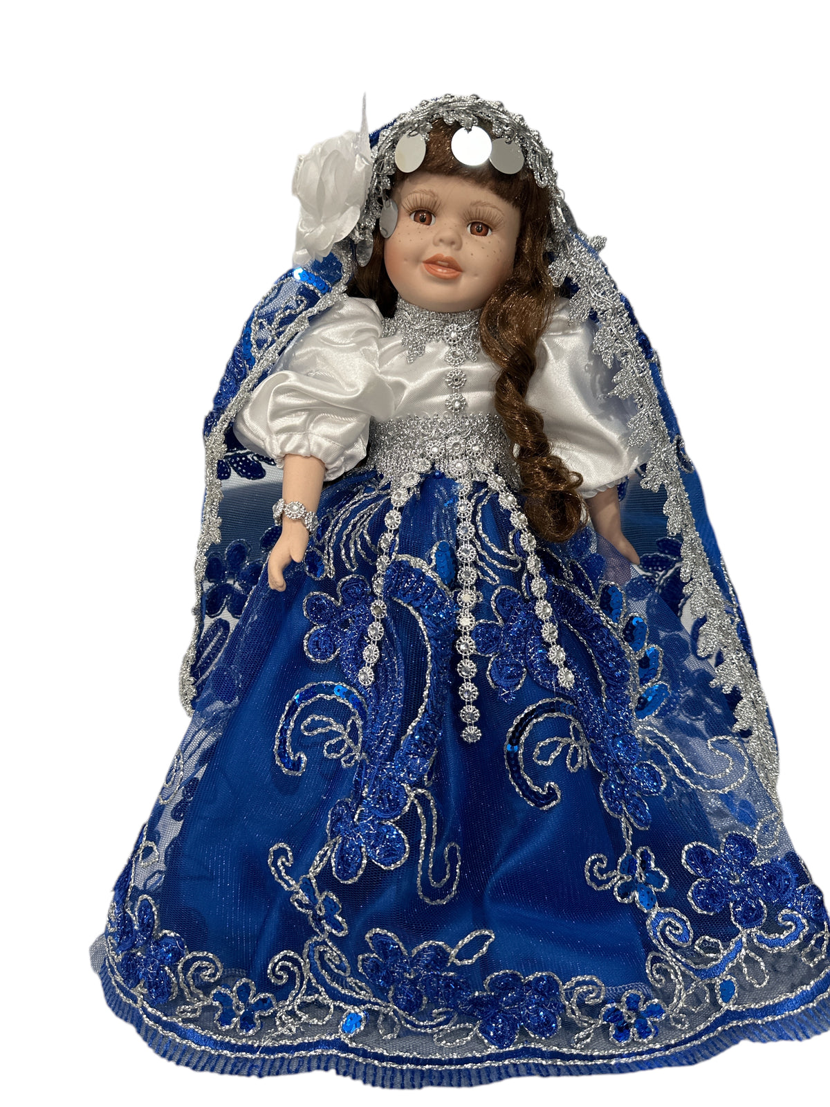 Muńeca Yemaya, Gitana porcelana 14”