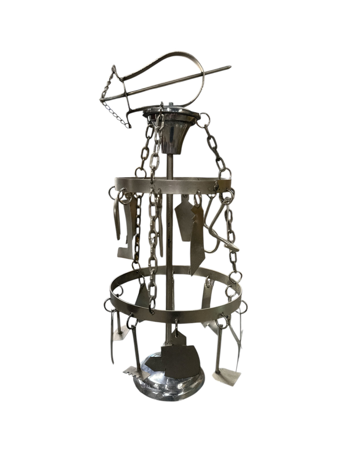 Silver Chiviriqui 18”H x 8”W