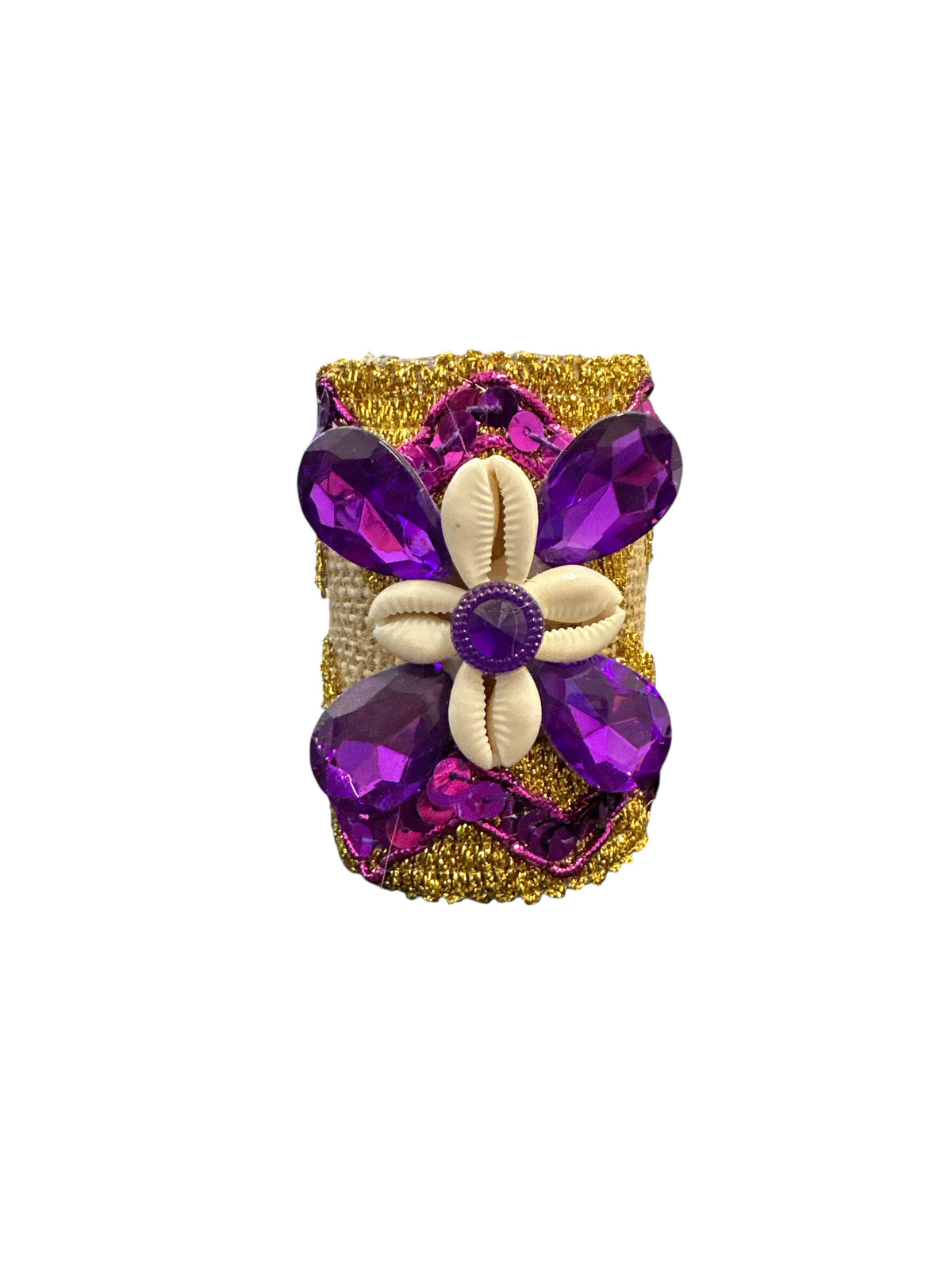 3" Saint Lazarus decorated candle