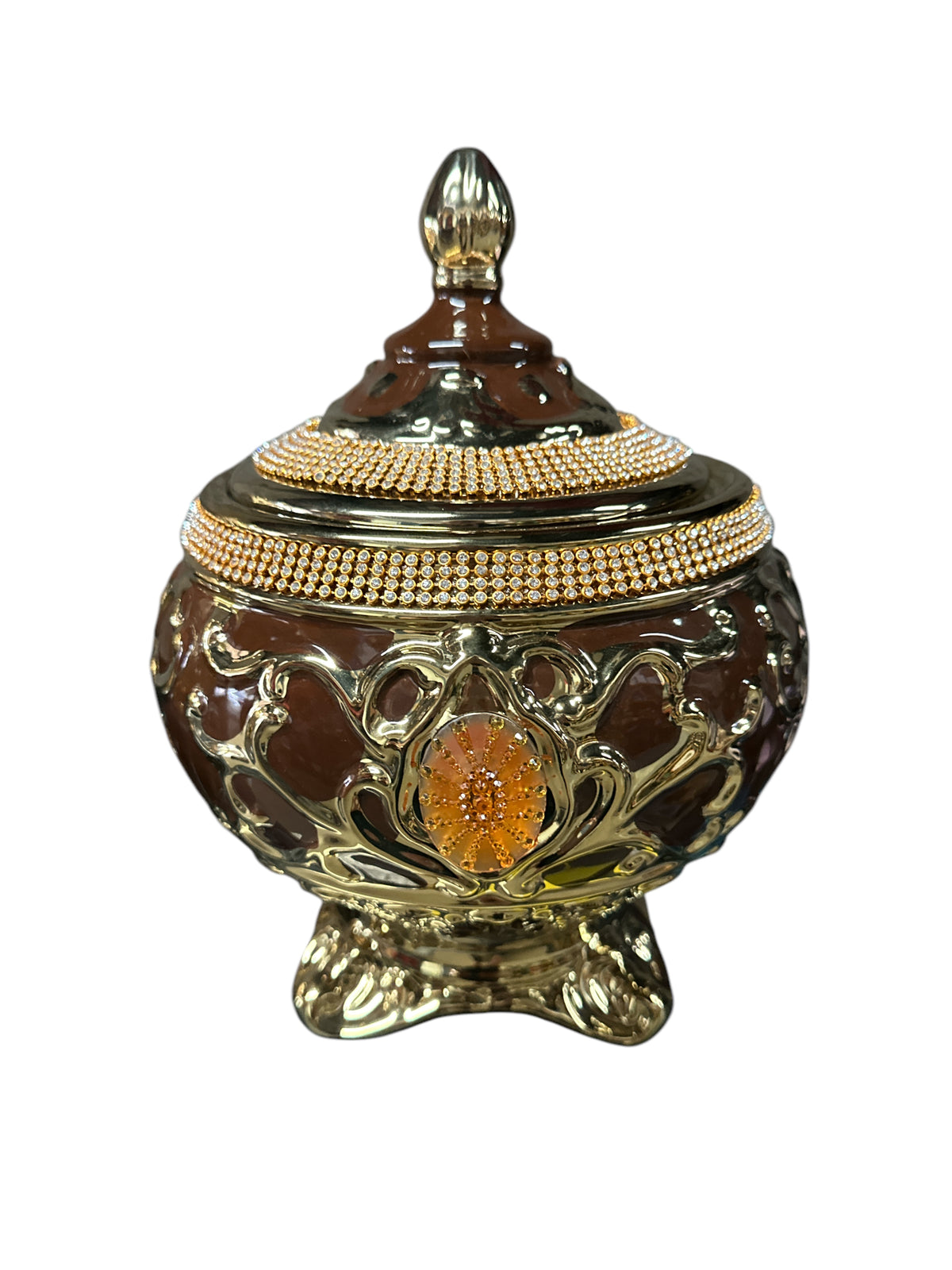 Oya Brown/ Gold Tureens 10"x 7"