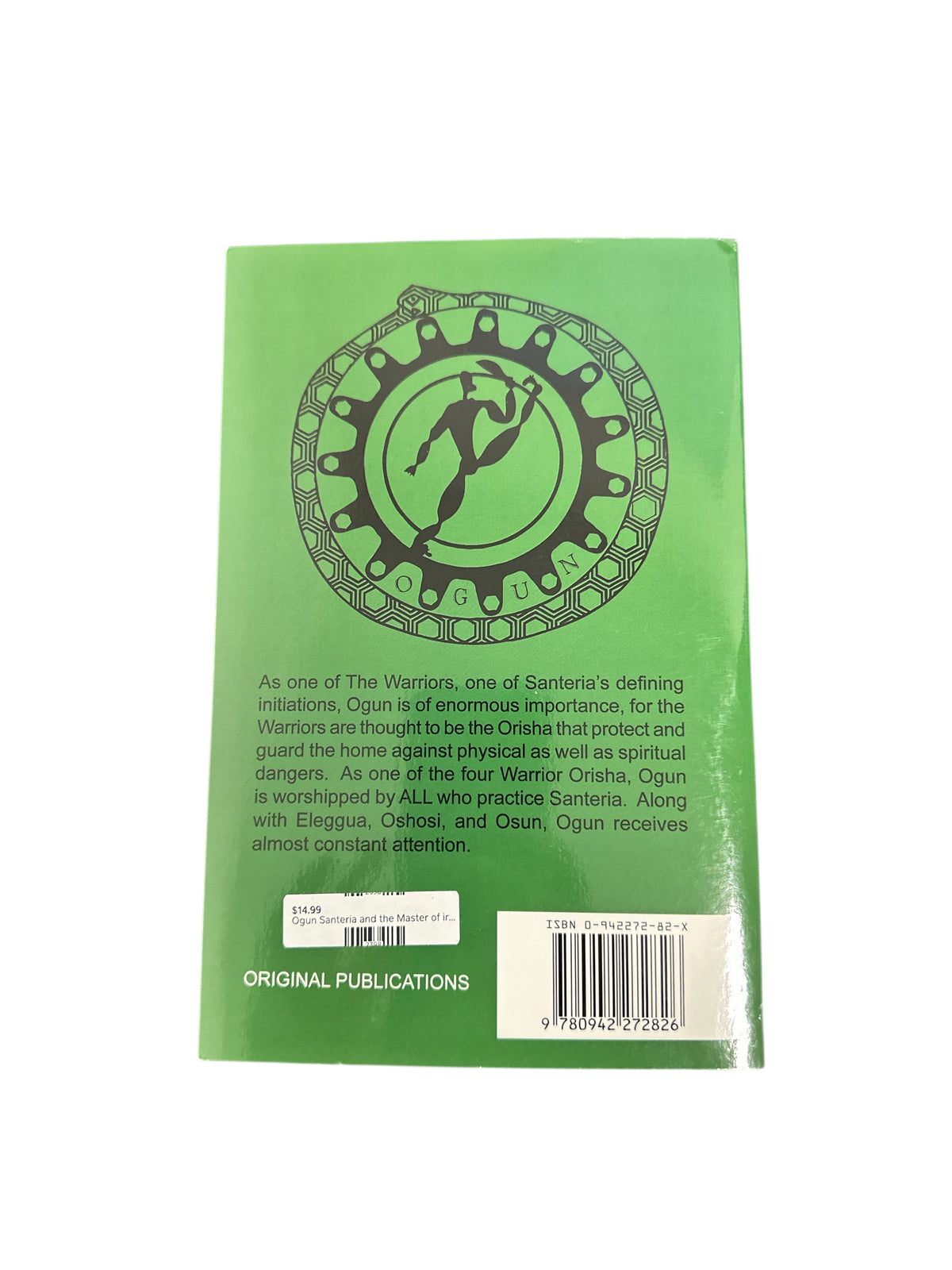 Ogun santeria and the master of iron Book