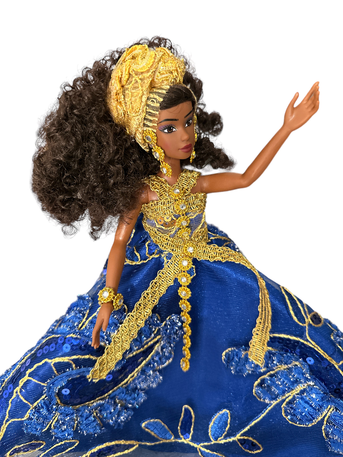 Barbie doll size Spiritual doll (Gypsy, Yemaya)