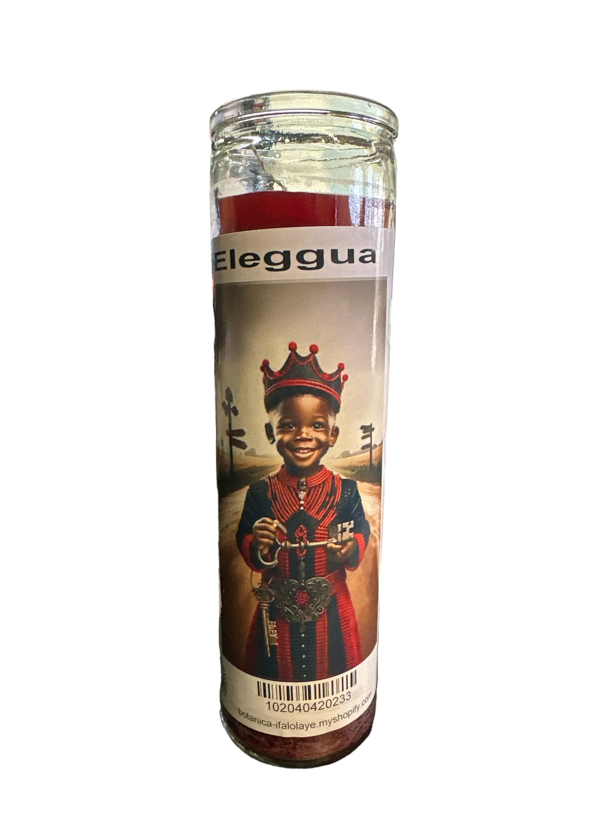 8" Elegua image candle