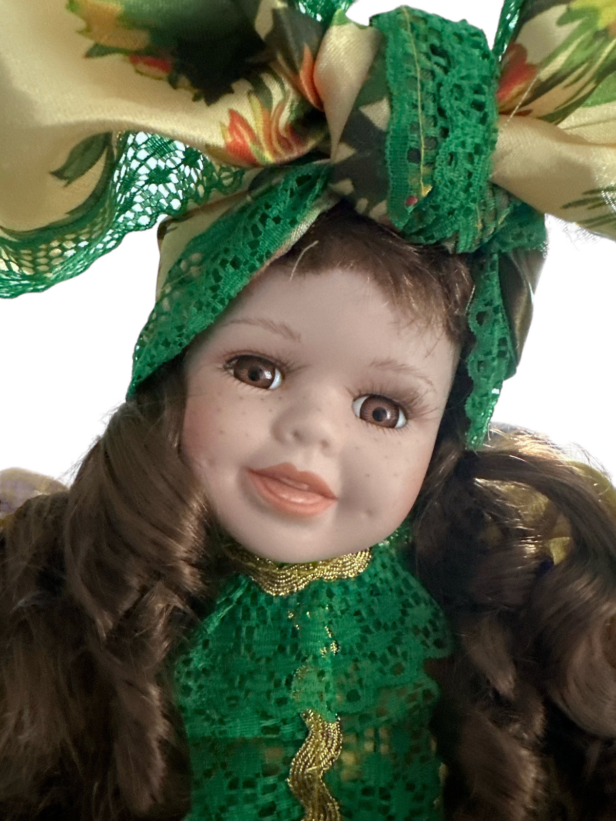 14" Porcelain Spiritual Doll (Gipsy/ Ochun Ololodi)