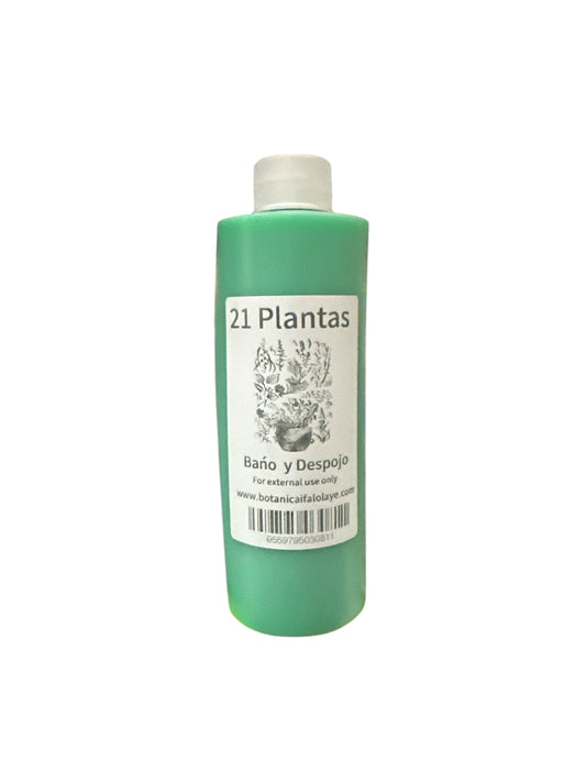 21 Plants Bath and Cleansing  8 oz