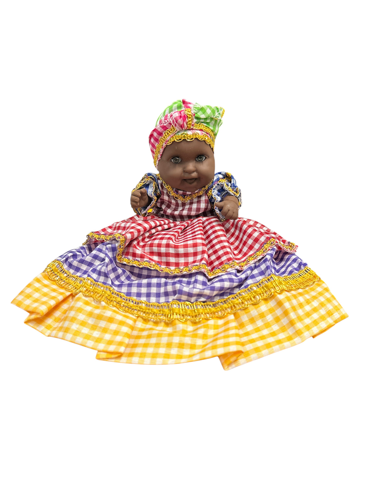 6" Spiritual doll dressed  in 7 Colors (Egun/ Ancestor)