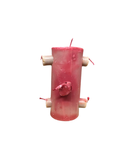 Red Grave Work Candle 7 wicks