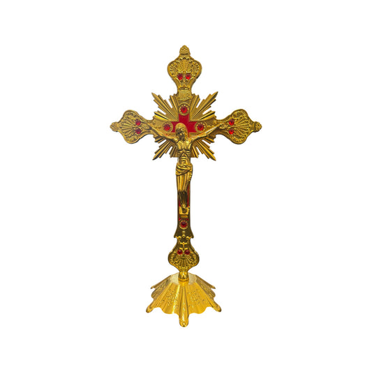 12" Gold Metal cross