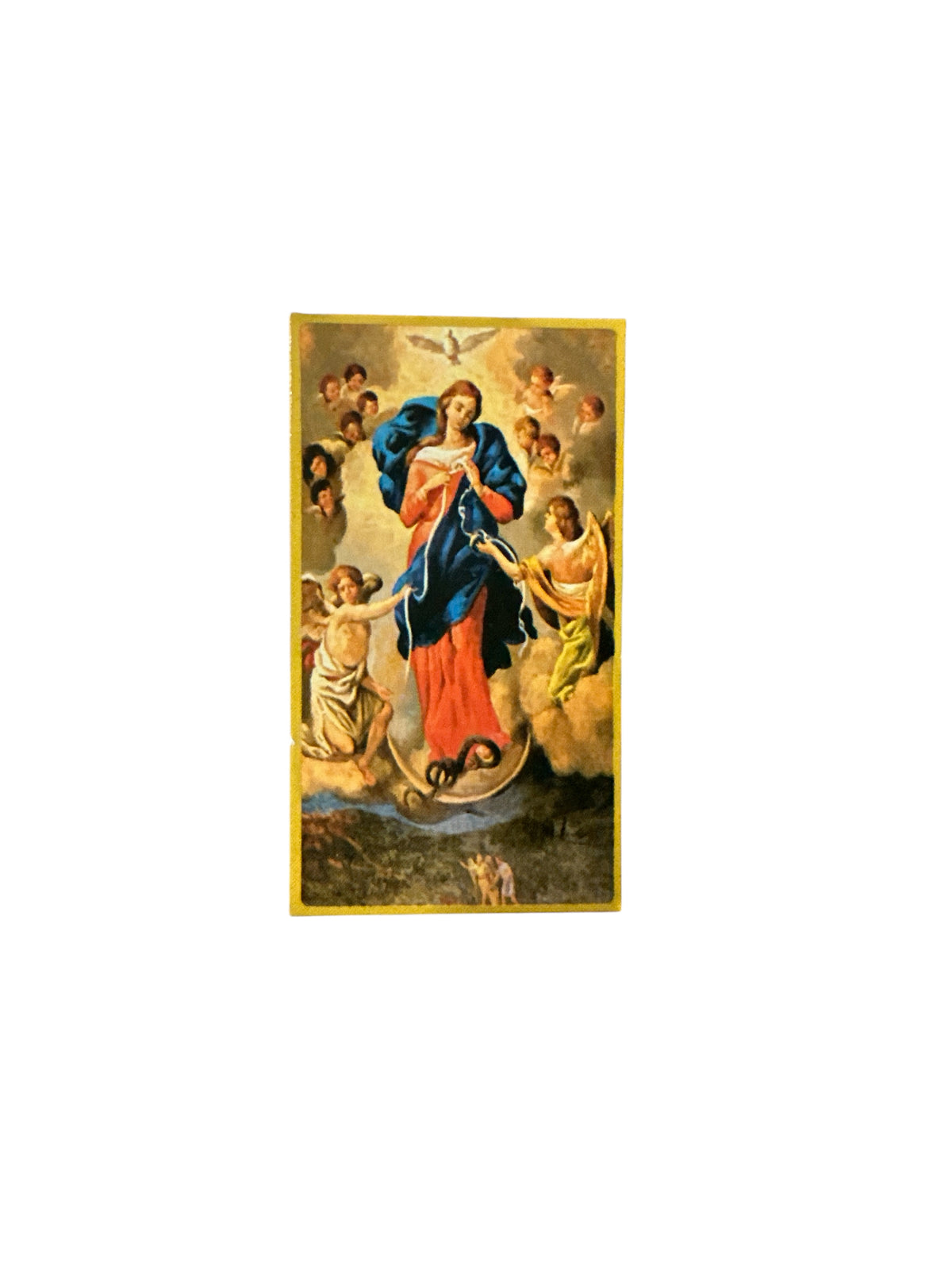 Prayer Card María Desata los Nudos 4"x 2"