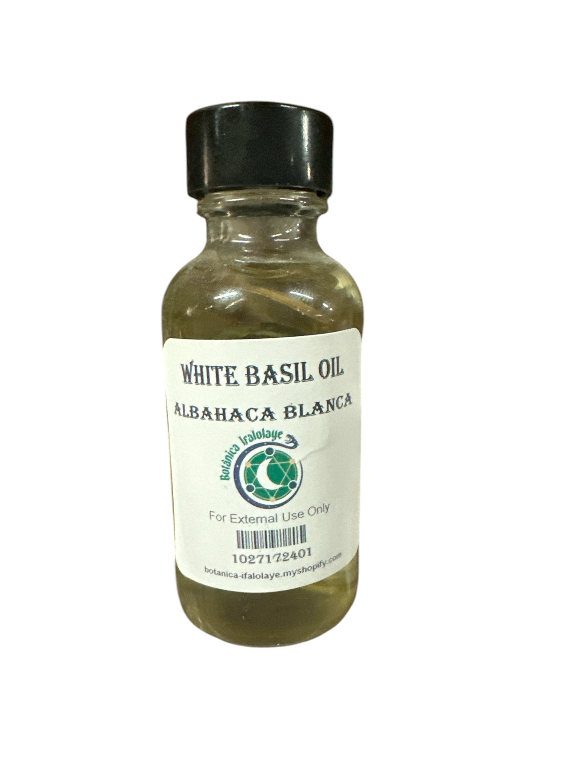 White Basil Oil 1 oz (Aceite Albahaca Blanca)