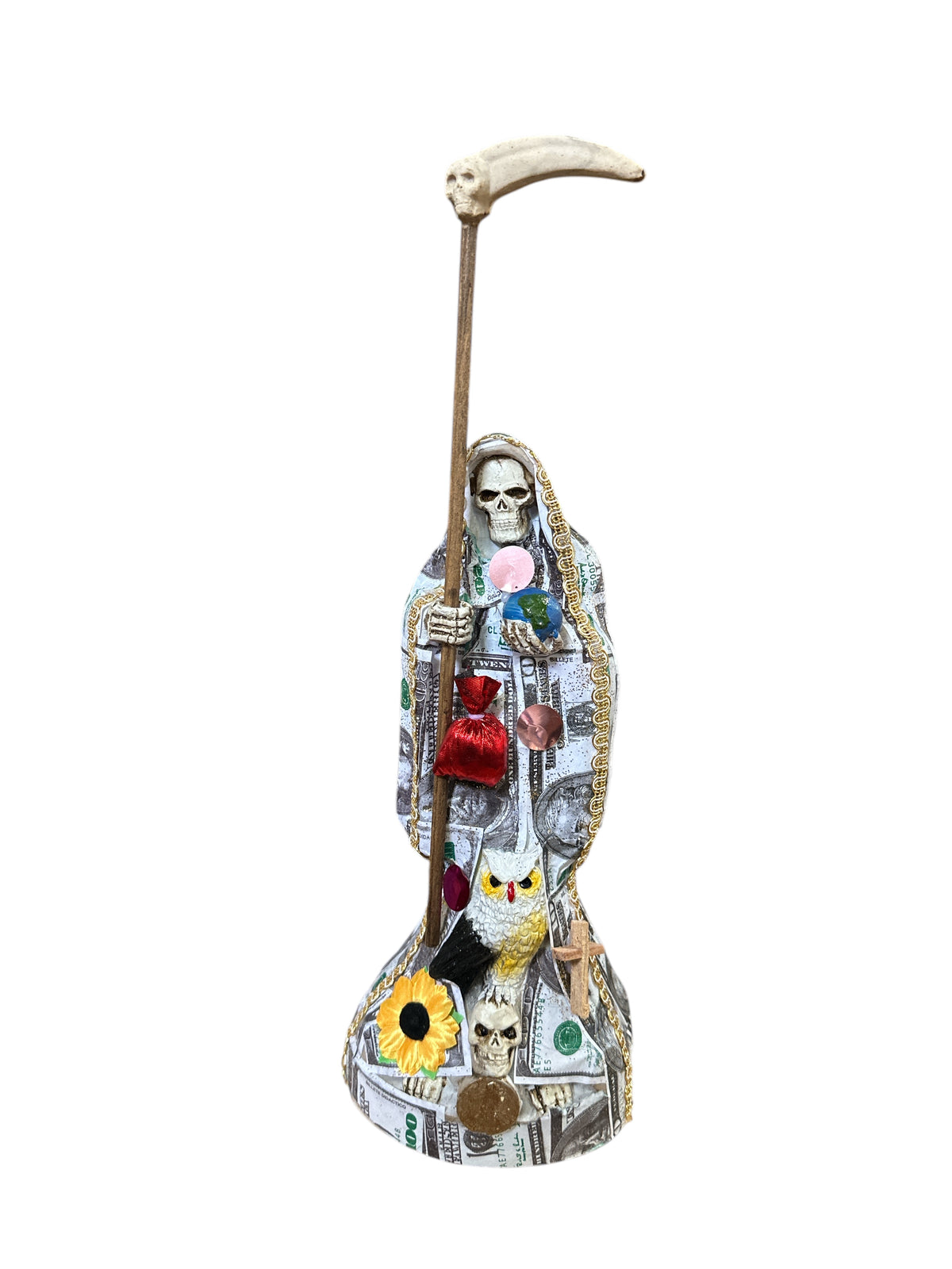 Money Holy Death statue 12"