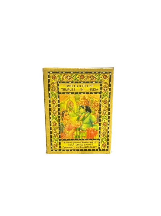 Indian Temple incense cones (25 Cones)