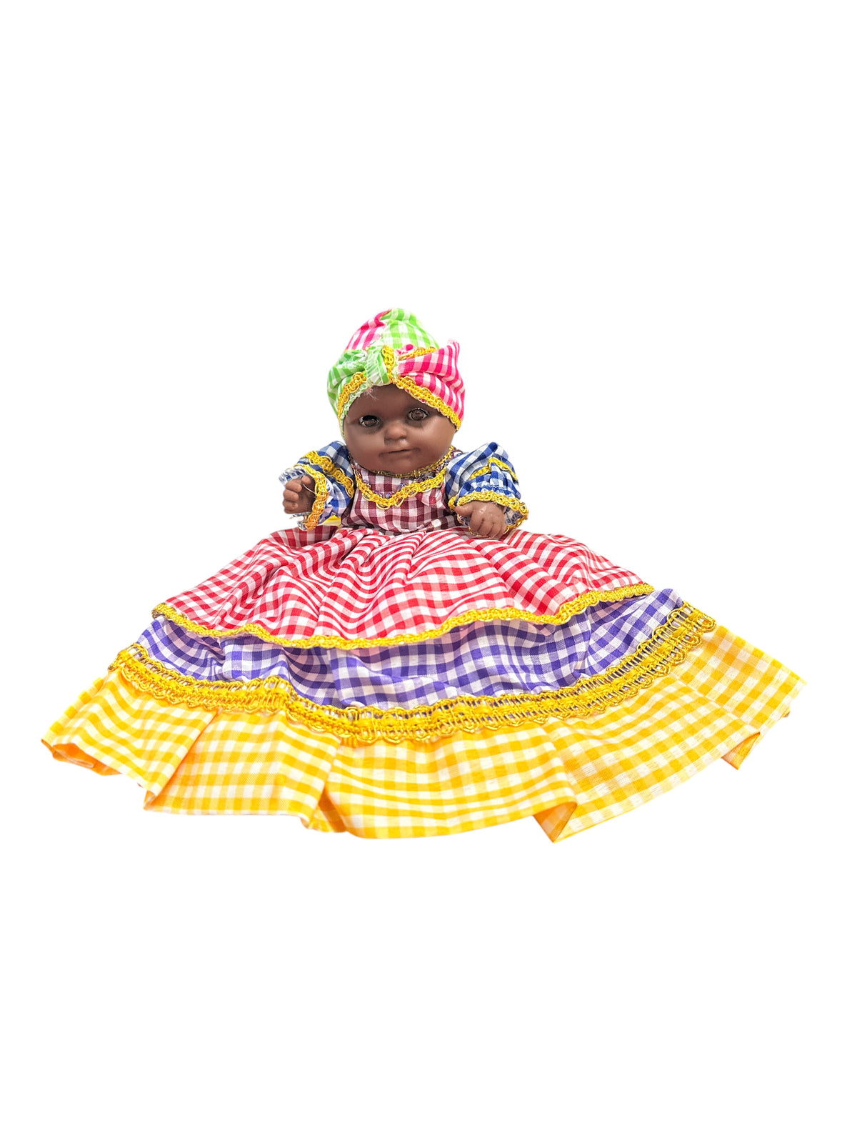 6" Spiritual doll dressed  in 7 Colors (Egun/ Ancestor)