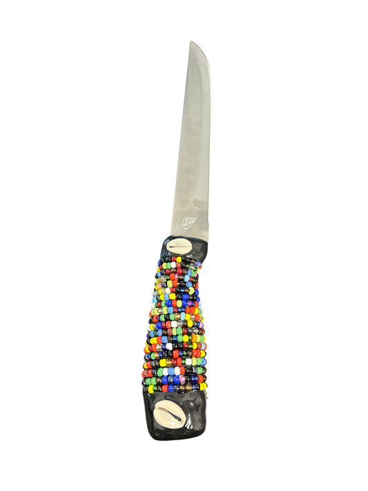 Osain Beaded knife 12"