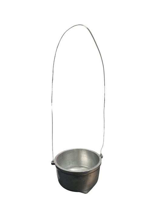 Aluminun Cauldron Incense Burner 4"x 2"