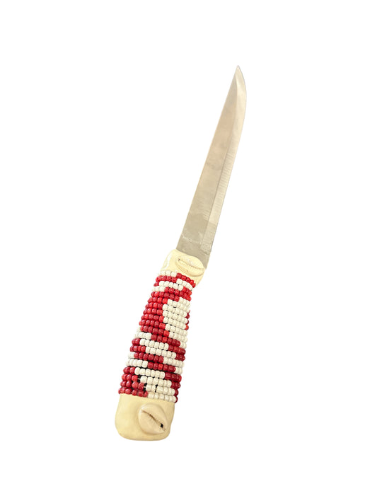 Shango Beaded knife 12"