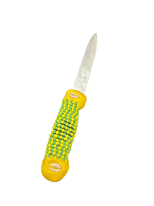 Orula Beaded knife 10"
