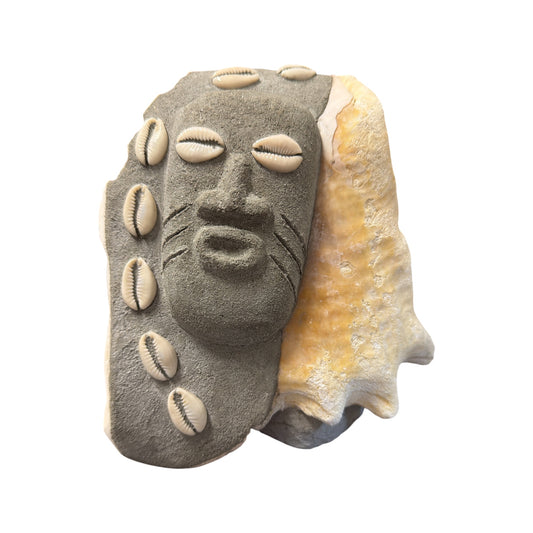 Eshu Aye Cobo Shell  7"X 7"
