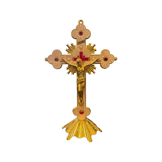 8" Metal crucifix