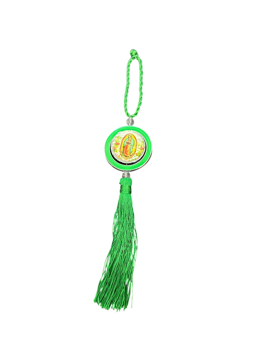 13" Virgin of Guadalupe hanging image