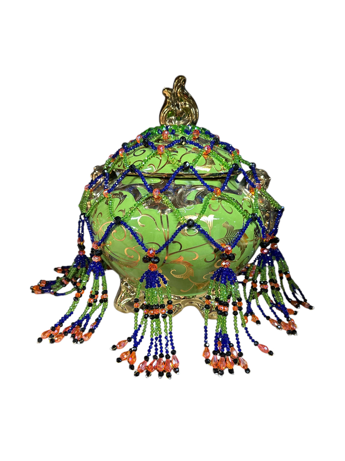 Inle swarovski crystals net