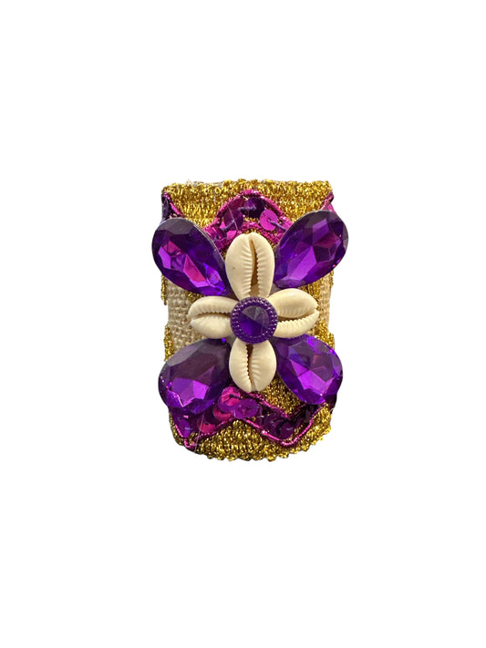 3" Saint Lazarus decorated candle