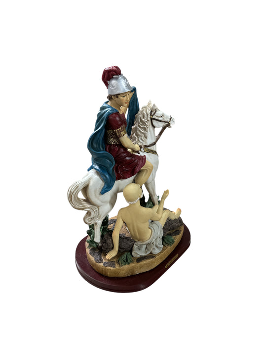 San Martín Caballero statue 18”H