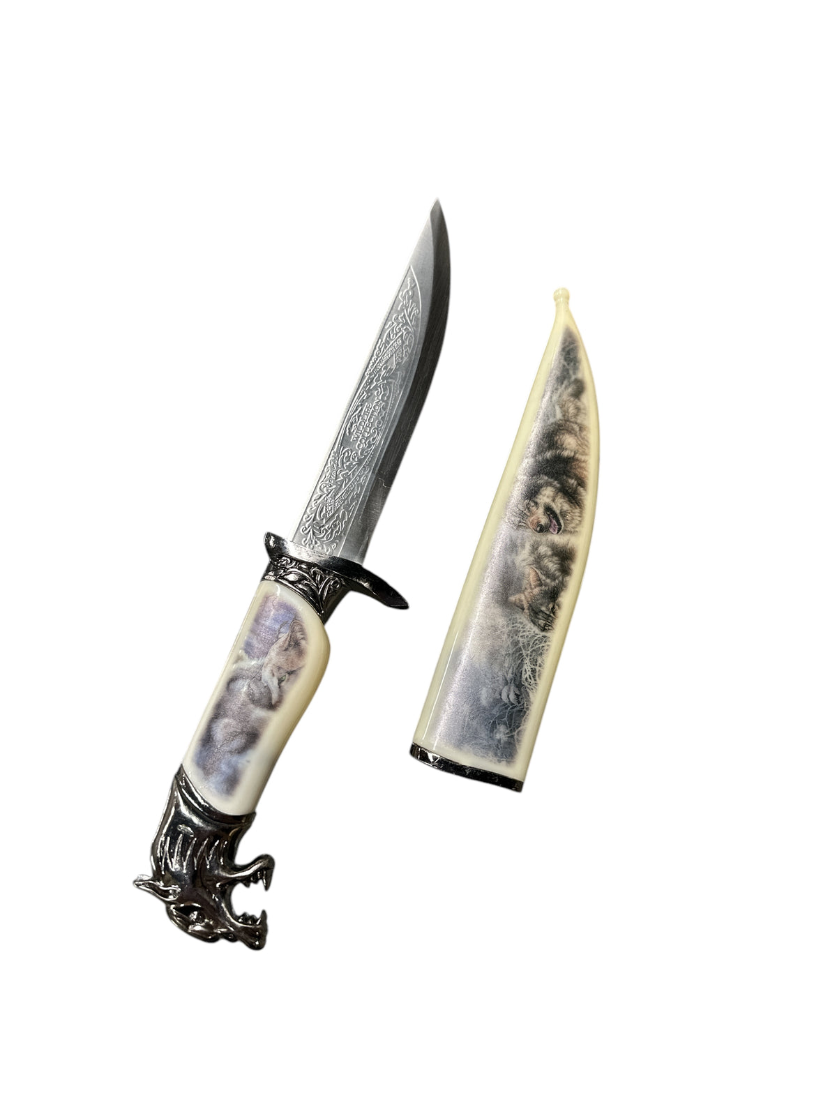 Knife with sheath 14”