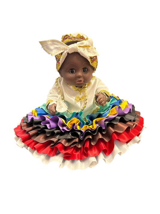 10" Spiritual doll dressed in 9 colors