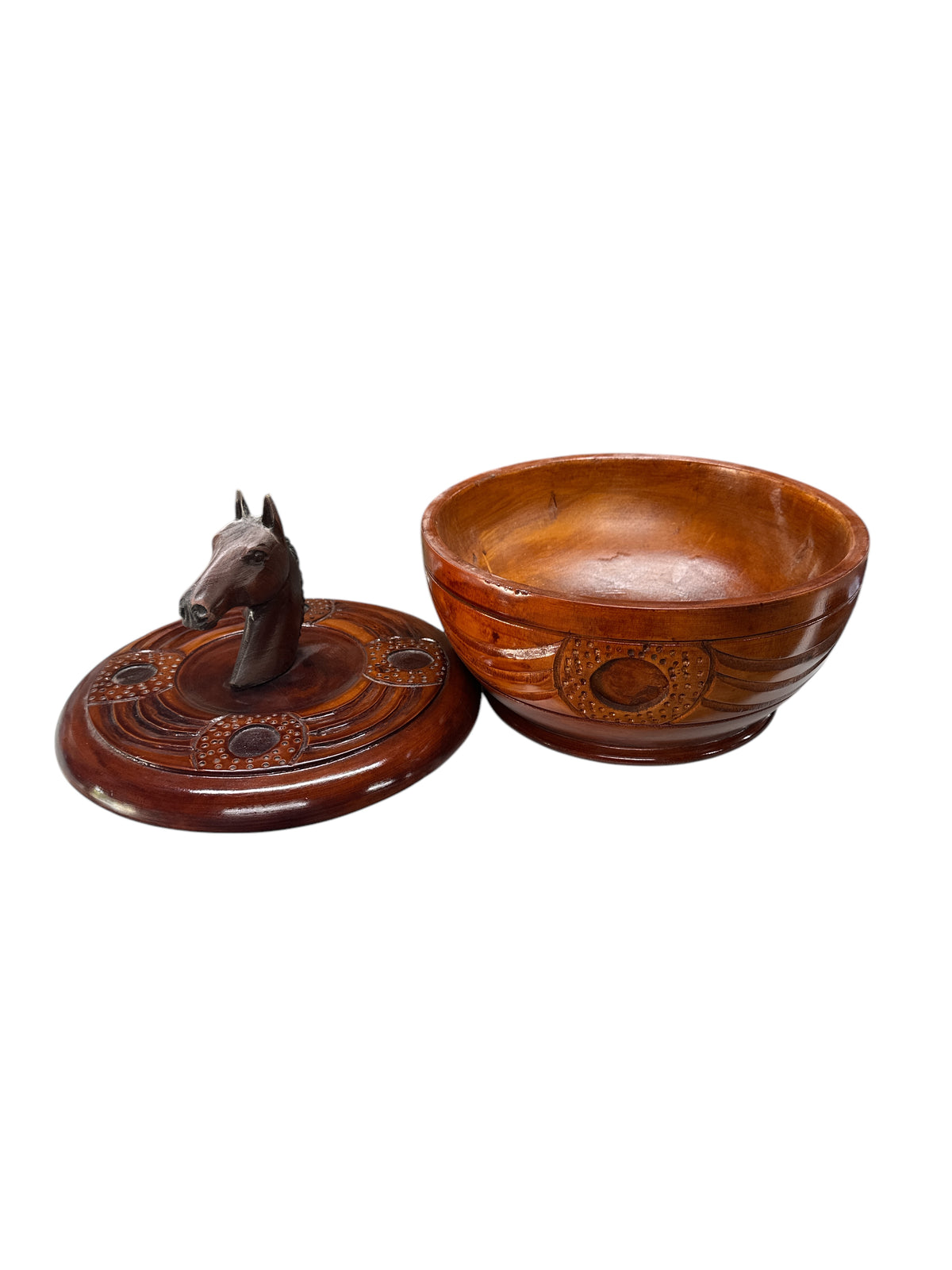 Bowl with horse head (Batea)5”H x 10”W