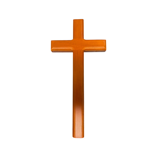 Hanging Cedar Cross 10"x 5"