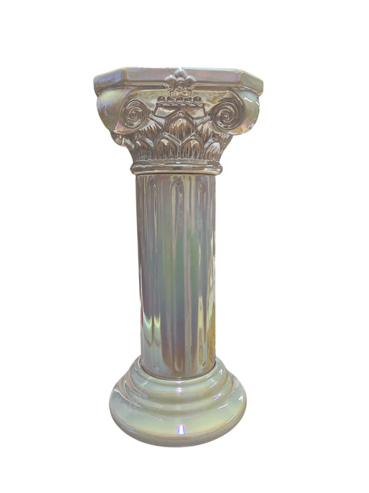 Obatala White Pedestal  23"x 10"