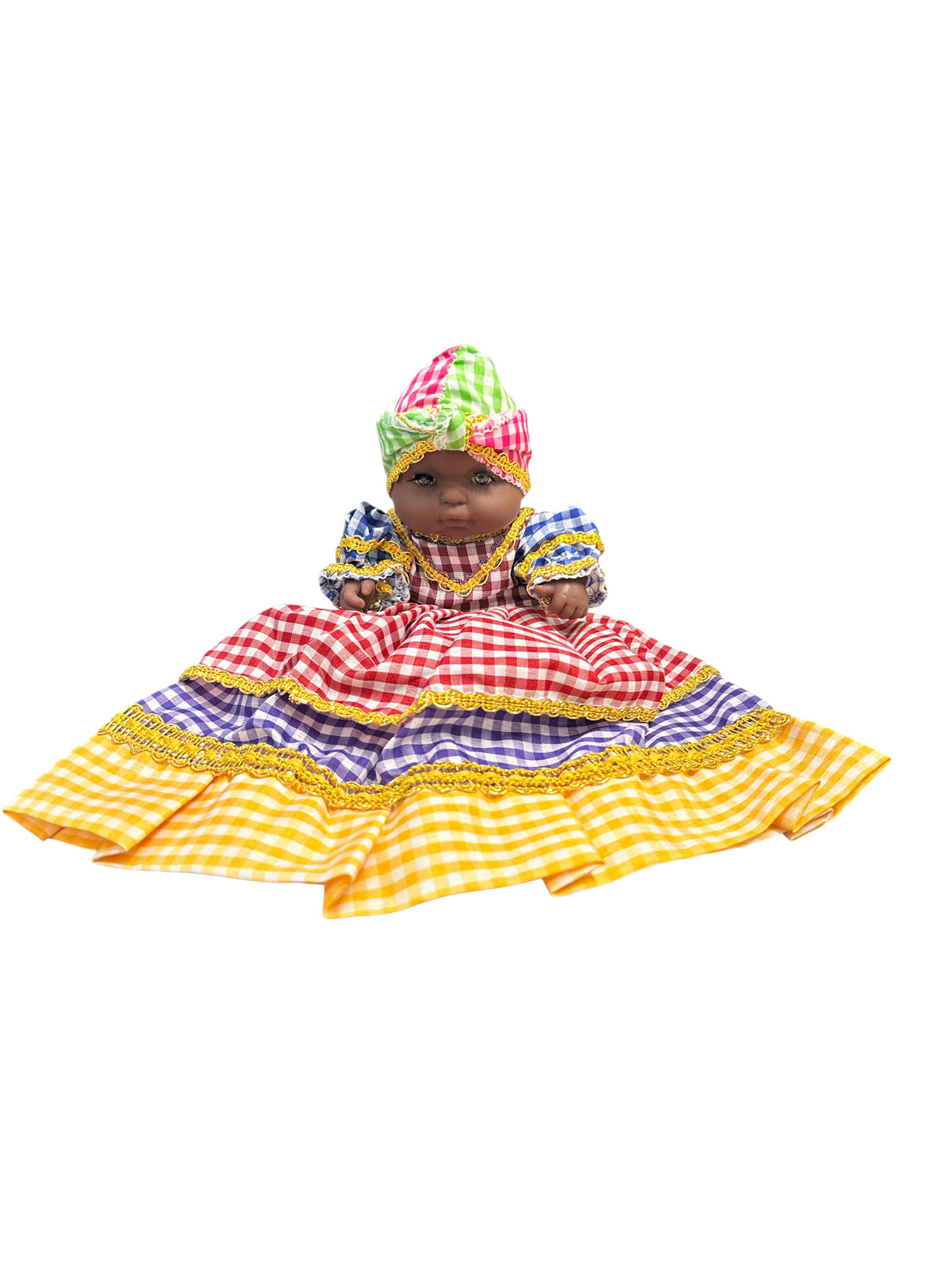 6" Spiritual doll dressed  in 7 Colors (Egun/ Ancestor)