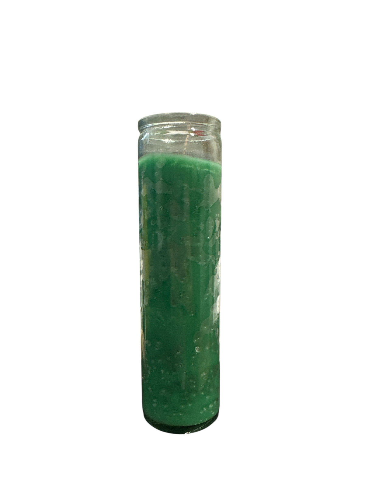 8" Solid Color Glass Candle