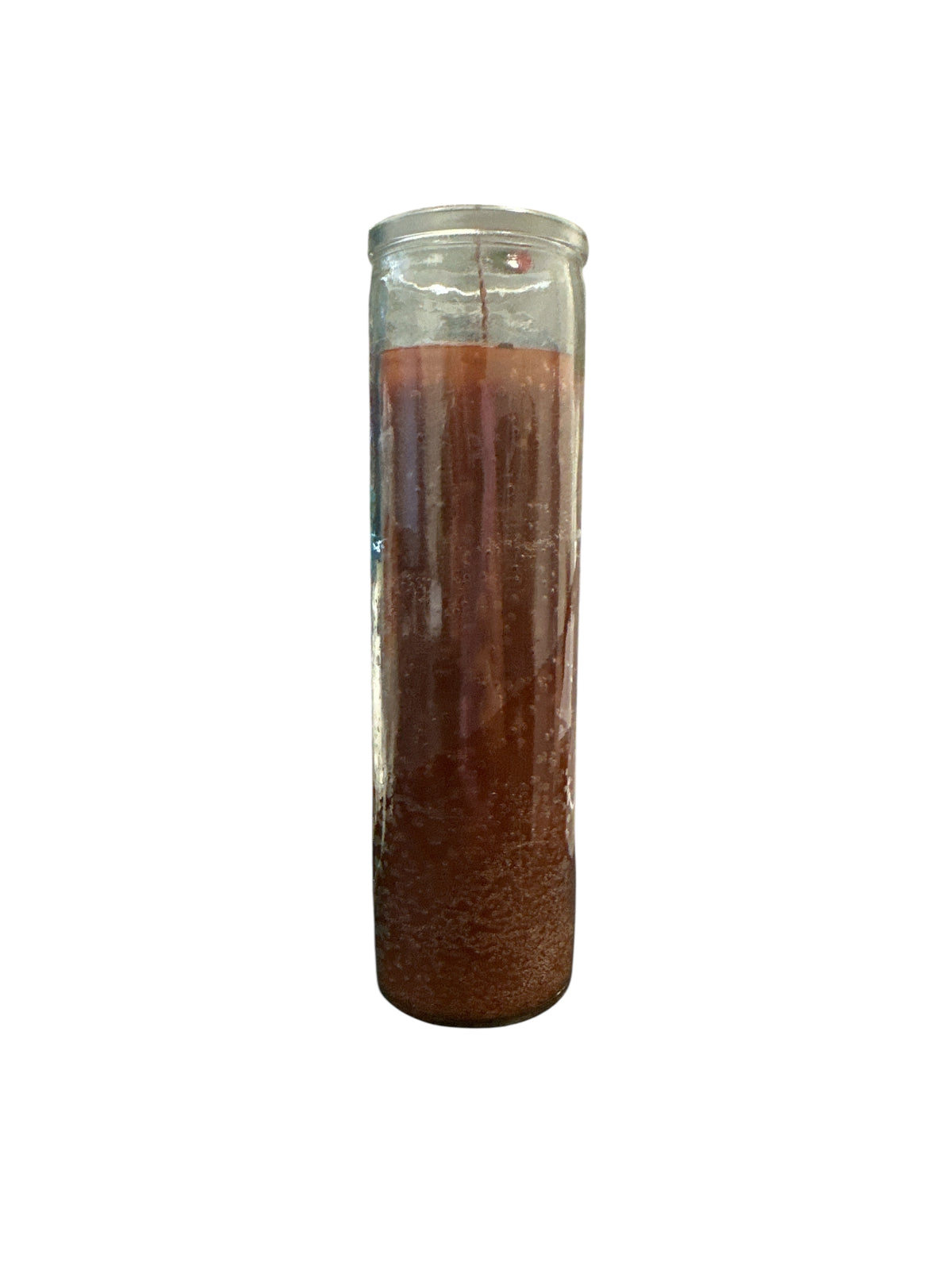 8" Solid Color Glass Candle