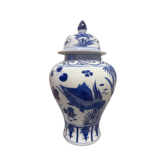Olokun/ Yemaya Potiche 17"H x 10"W
