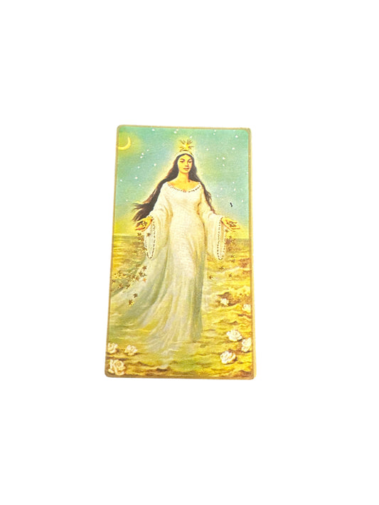 Prayer Card The Goddess of the Sea 4"x 2"