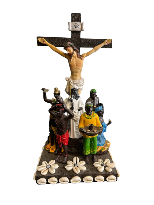 7 African Powers statue (7 Potencias Africanas) 12"