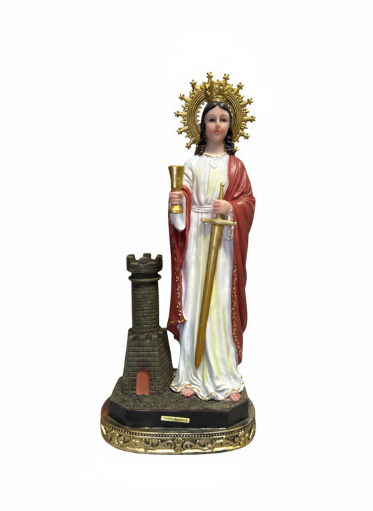 Saint Barbara statue 15"