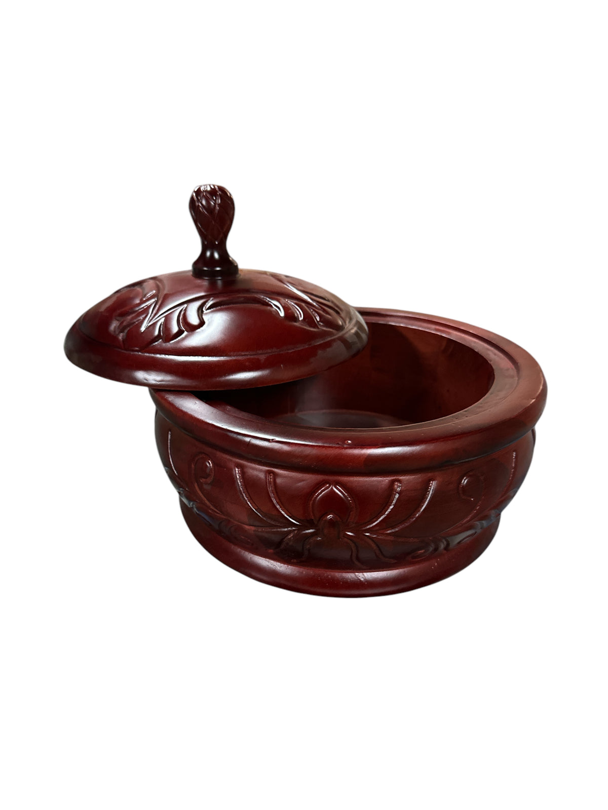 Wooden Bowl (Batea) Cherry color 12"W x 9" H