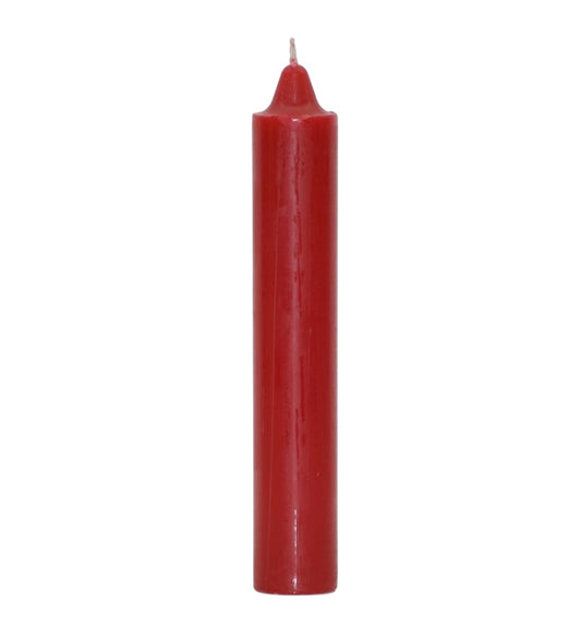 6" Red tape candle box (36 Units)
