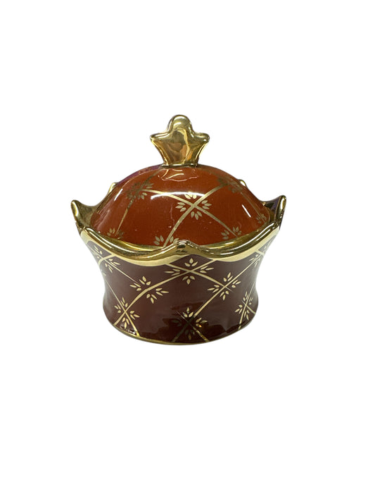 Small Crown Brown/ Gold Soperita  6”x 6”x 5” (Ibeyi size)