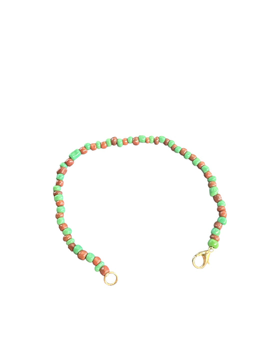 Traditional bracelet  (Ide Brown /Green)