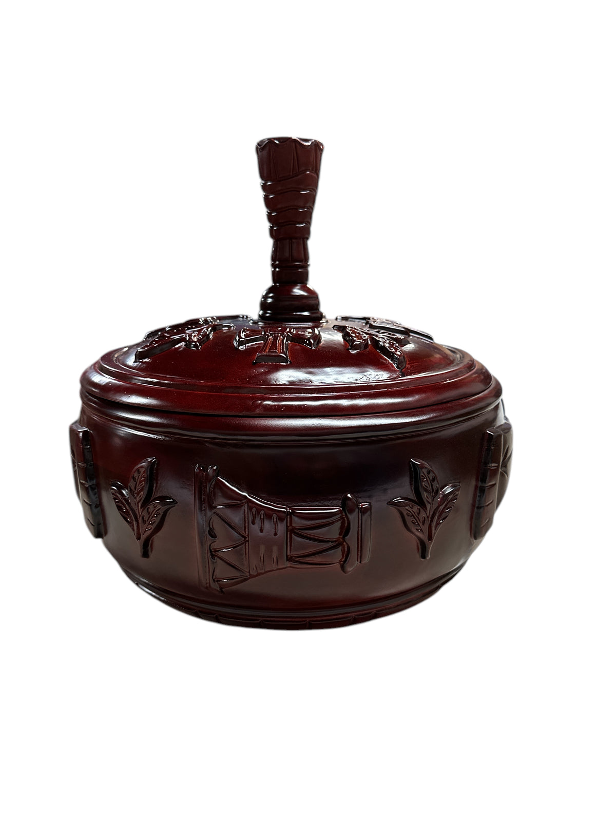 Wooden Bowl (Batea)  Cherry color 15"W x  16" H
