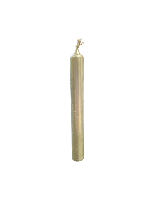 4" Silver candle