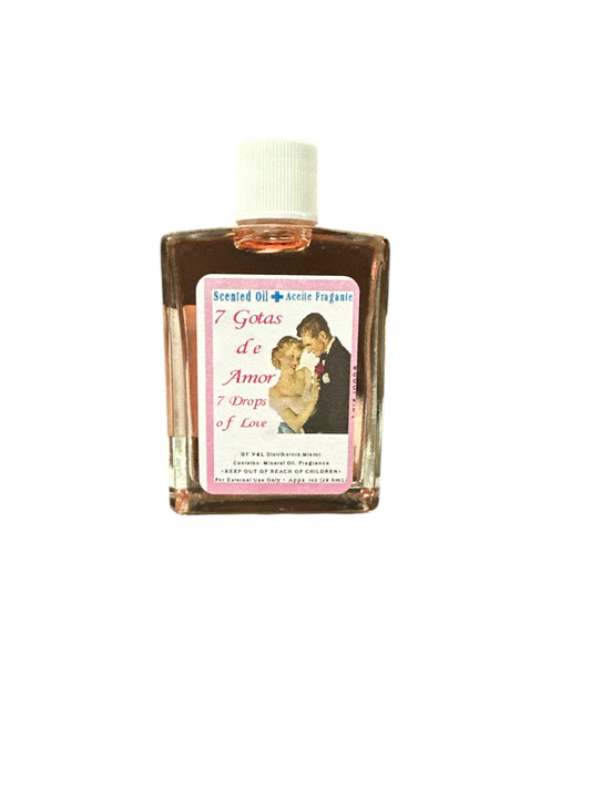 7 Drops of Love Scented  oil 1 oz