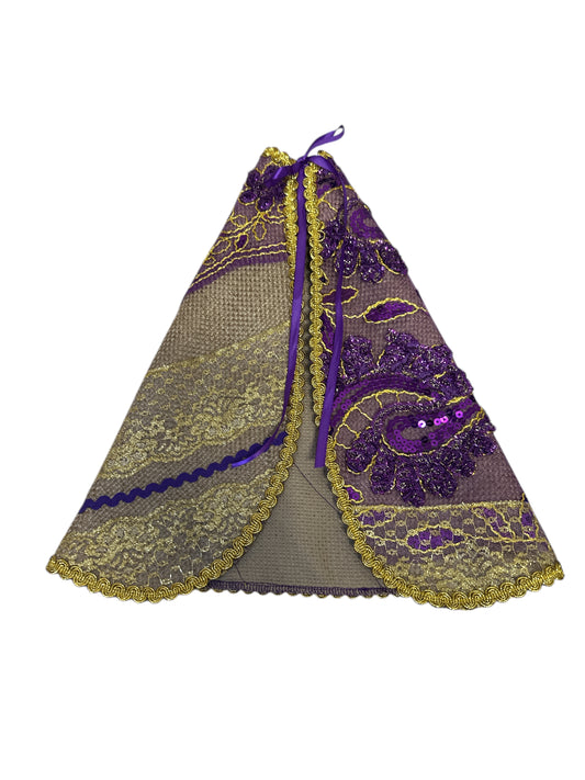Saint Lazarus Sack and Lace cape 12"
