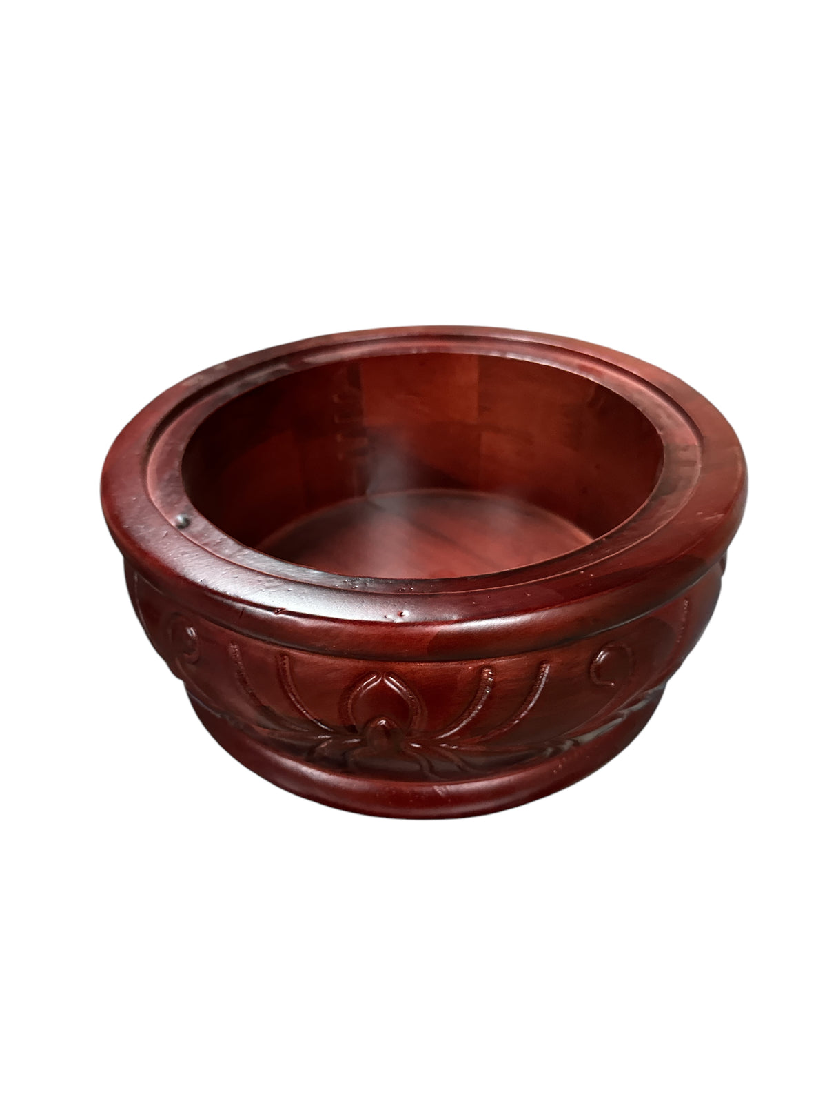 Wooden Bowl (Batea) Cherry color 12"W x 9" H