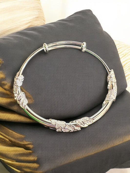Obatala bracelet silver plated # 2
