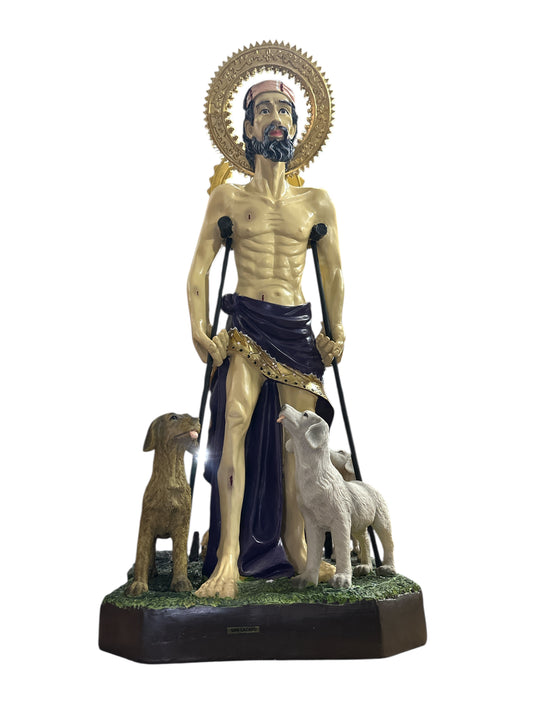 Saint Lazarus Resin Statue  36"